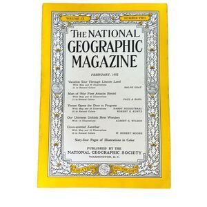 Vintage National Geographic Magazine,‎ February 1952